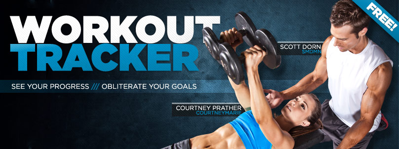 Workout Tracker Landing Header